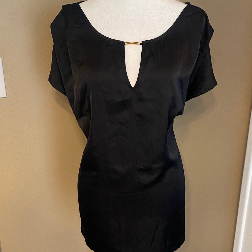 EUC LOVE & PROMISES Silky Oversized Blouse 2X